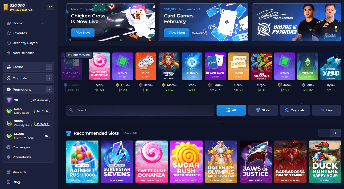Rainbet Casino – Norges beste krypto-casino i 2026